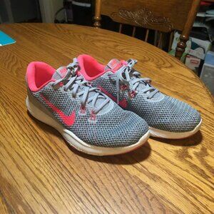 Nike Womens Flex Trainer 7 898479-006 Gray Pink Running Shoes Women's Size 7